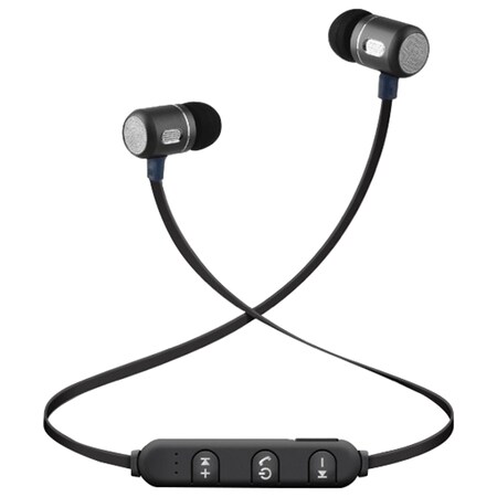 Naxa Bluetooth Isolation Earbuds with Metal Magnet, Microphone and Remote NE-966